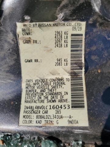 2020 NISSAN ALTIMA S - 1N4BL4BV0LC160453