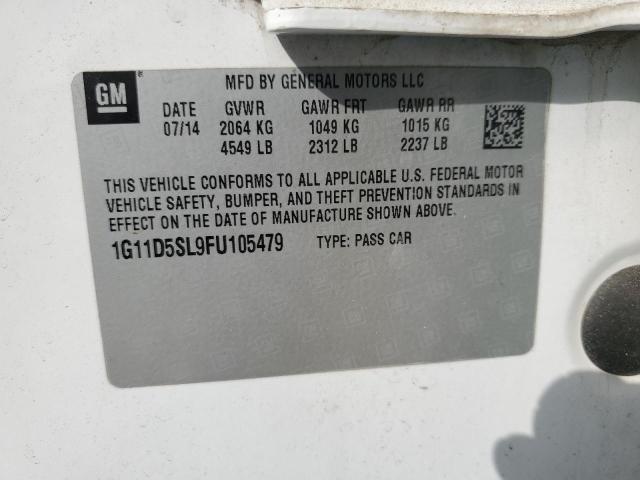 2015 CHEVROLET MALIBU 2LT - 1G11D5SL9FU105479