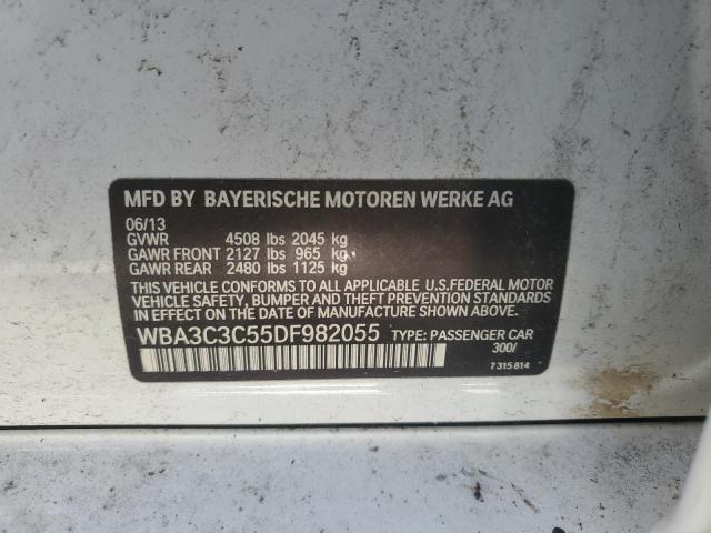 VIN WBA3C3C55DF982055 2013 BMW 3 Series, 320 I Xdrive no.12