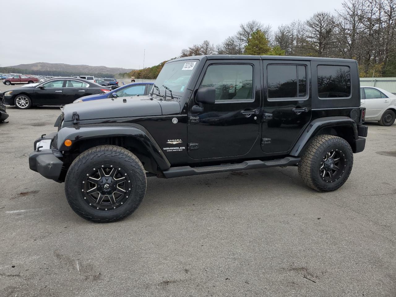 JEEP WRANGLER U 2008 black 4dr spor gas 1J8GA59198L572076 photo #1