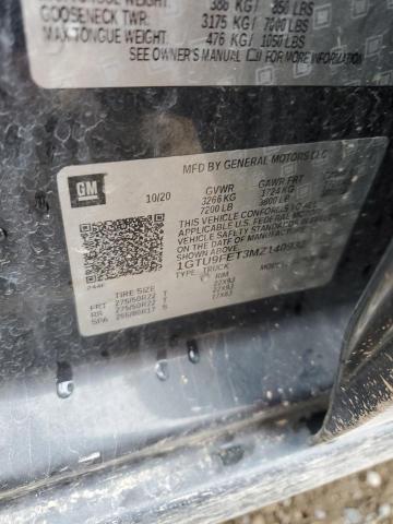 2021 GMC SIERRA K15 - 1GTU9FET3MZ140932
