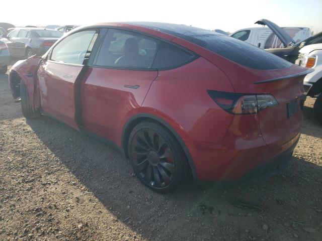 TESLA MODEL Y 2023 red  electric 7SAYGDEF2PF585925 photo #3