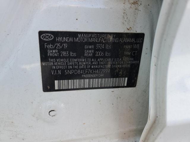2019 HYUNDAI ELANTRA SE - 5NPD84LF7KH472994