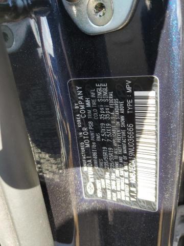 2022 HYUNDAI TUCSON LIM - KM8JECA19NU036666