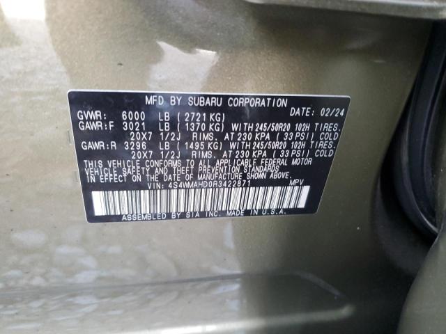 2024 SUBARU ASCENT ONY 4S4WMAHD0R3422871