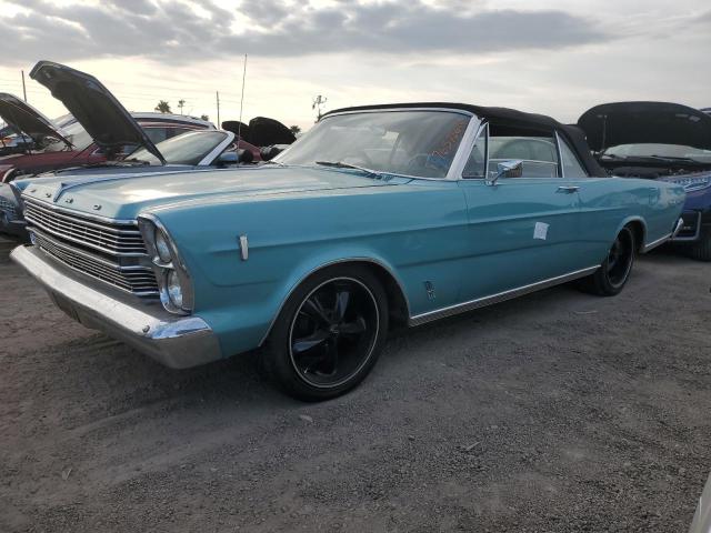 FORD GALAXIE500 1966 blue   6G65X275724 photo #1