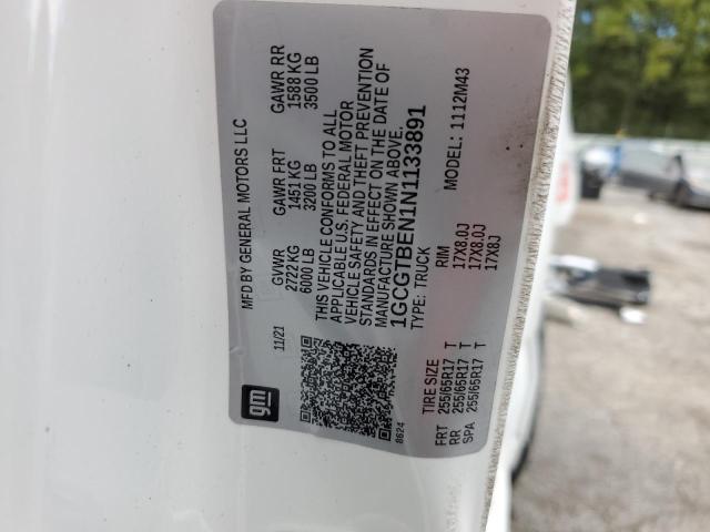 2022 CHEVROLET COLORADO - 1GCGTBEN1N1133891
