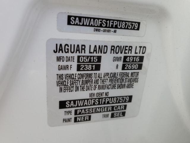 2015 JAGUAR XF 2.0T PR SAJWA0FS1FPU87579
