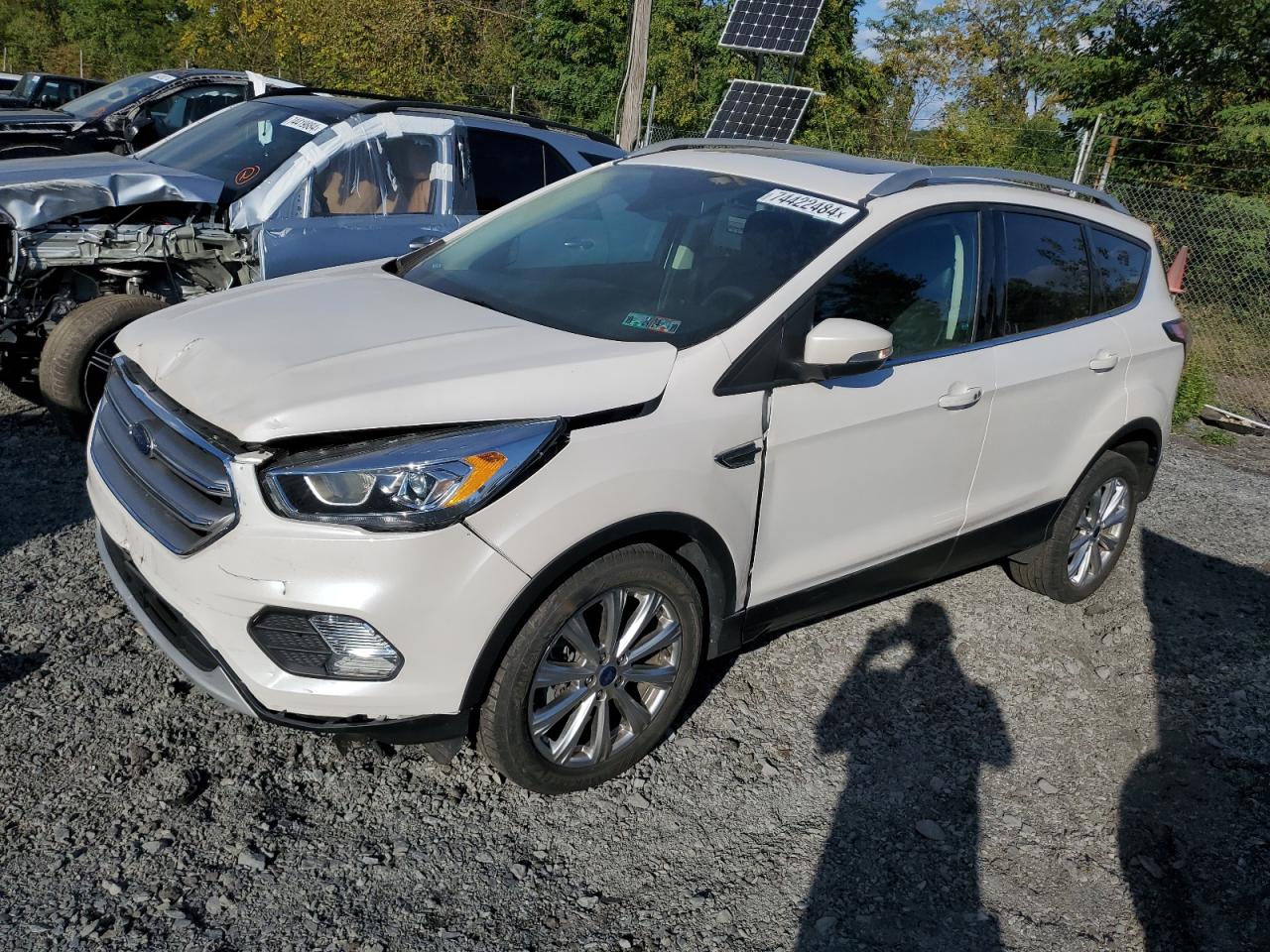 Lot #2945284511 2017 FORD ESCAPE TIT