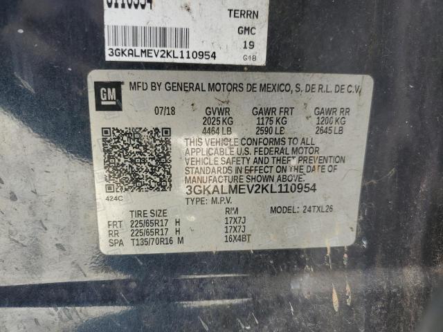 2019 GMC TERRAIN SL - 3GKALMEV2KL110954