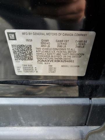 2019 CHEVROLET EQUINOX LT - 2GNAXVEX0K6294861