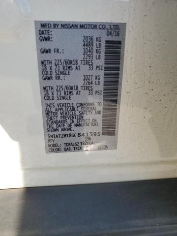 2016 NISSAN ROGUE S - 5N1AT2MT8GC841595