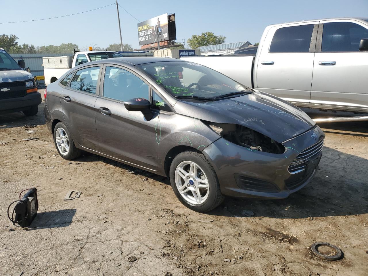 Lot #2921724718 2017 FORD FIESTA SE