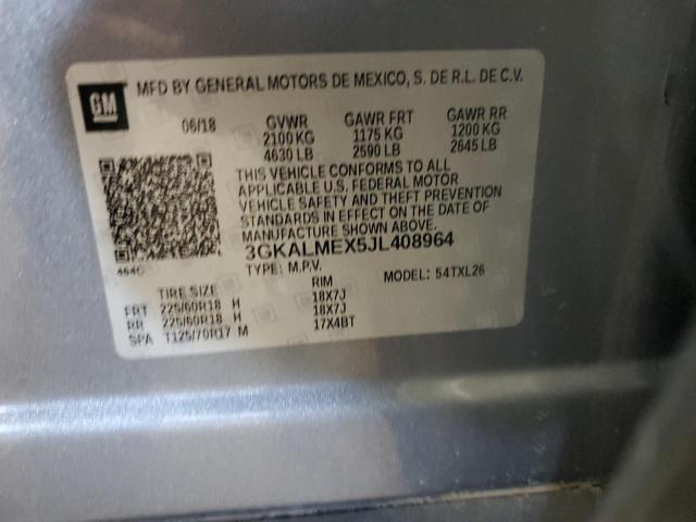 VIN 3GKALMEX5JL408964 2018 GMC Terrain, Sle no.13