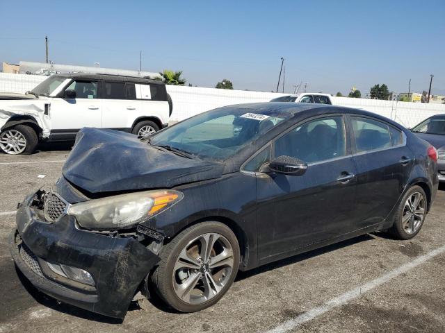 KIA FORTE EX 2016 black sedan 4d gas KNAFX4A88G5463922 photo #1
