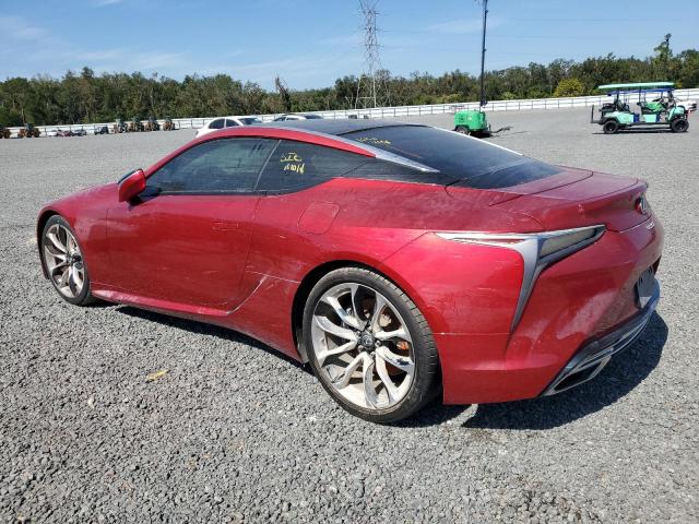 LEXUS LC 500 2022 red  gas JTHBP5AY7NA104717 photo #3