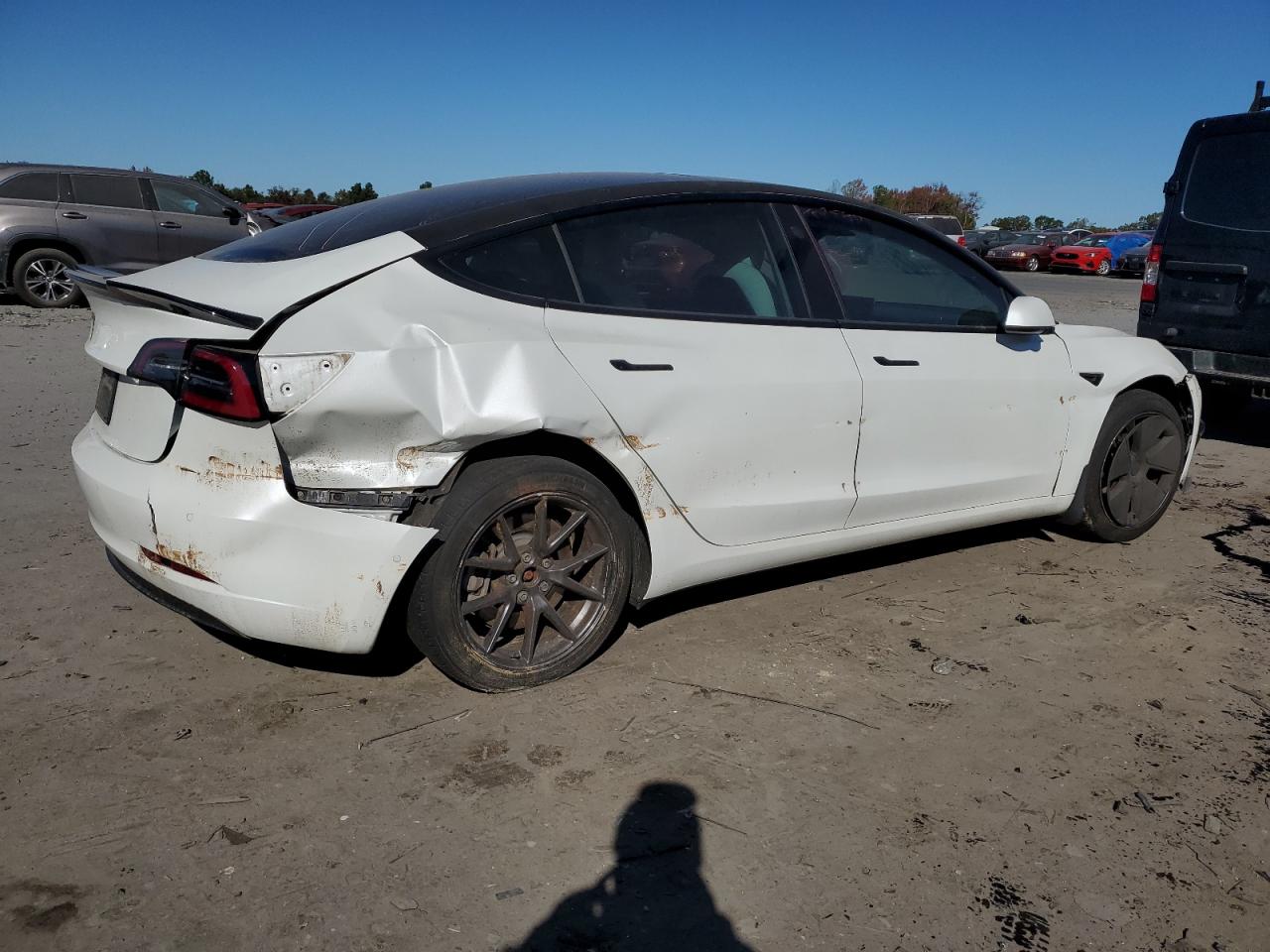 Lot #2979247992 2021 TESLA MODEL 3