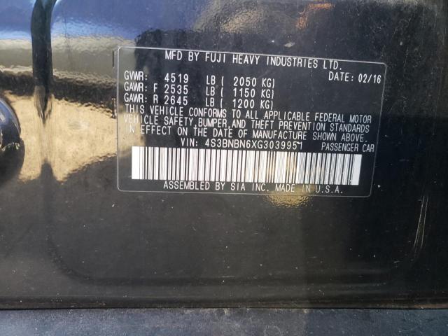 2016 SUBARU LEGACY 2.5 - 4S3BNBN6XG3039951