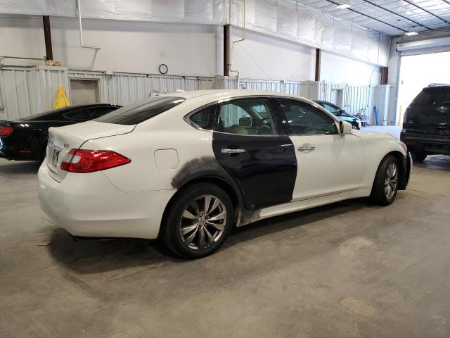 INFINITI M37 X 2013 white sedan 4d gas JN1BY1AR1DM601472 photo #4