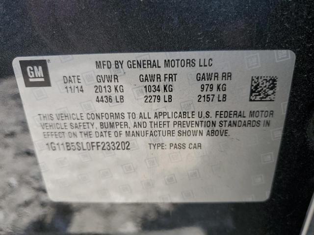 VIN 1G11B5SL0FF233202 2015 Chevrolet Malibu, LS no.12