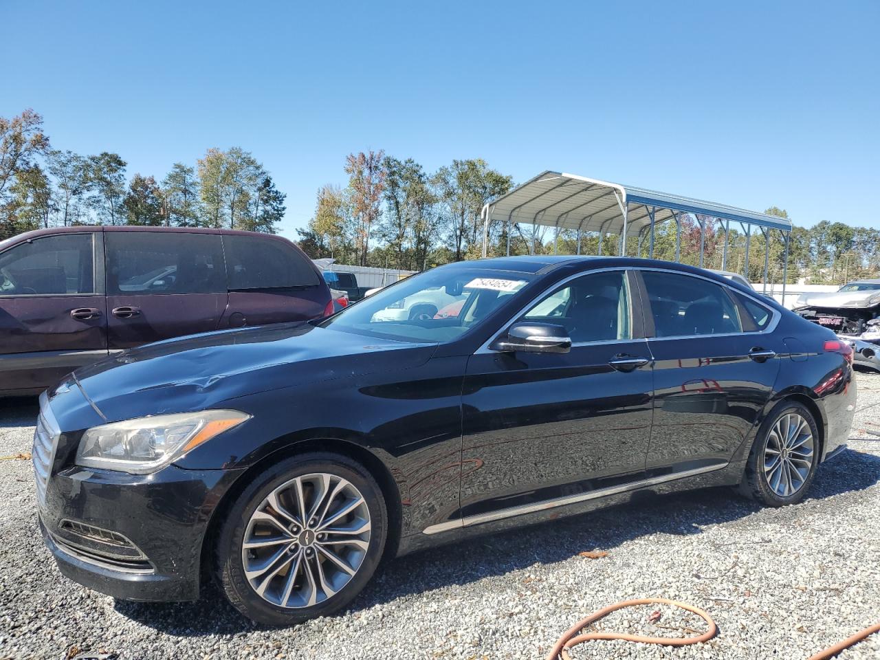 Lot #2974407483 2015 HYUNDAI GENESIS 3.