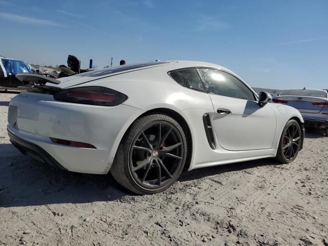 PORSCHE CAYMAN 2017 white coupe gas WP0AA2A81HS270467 photo #4