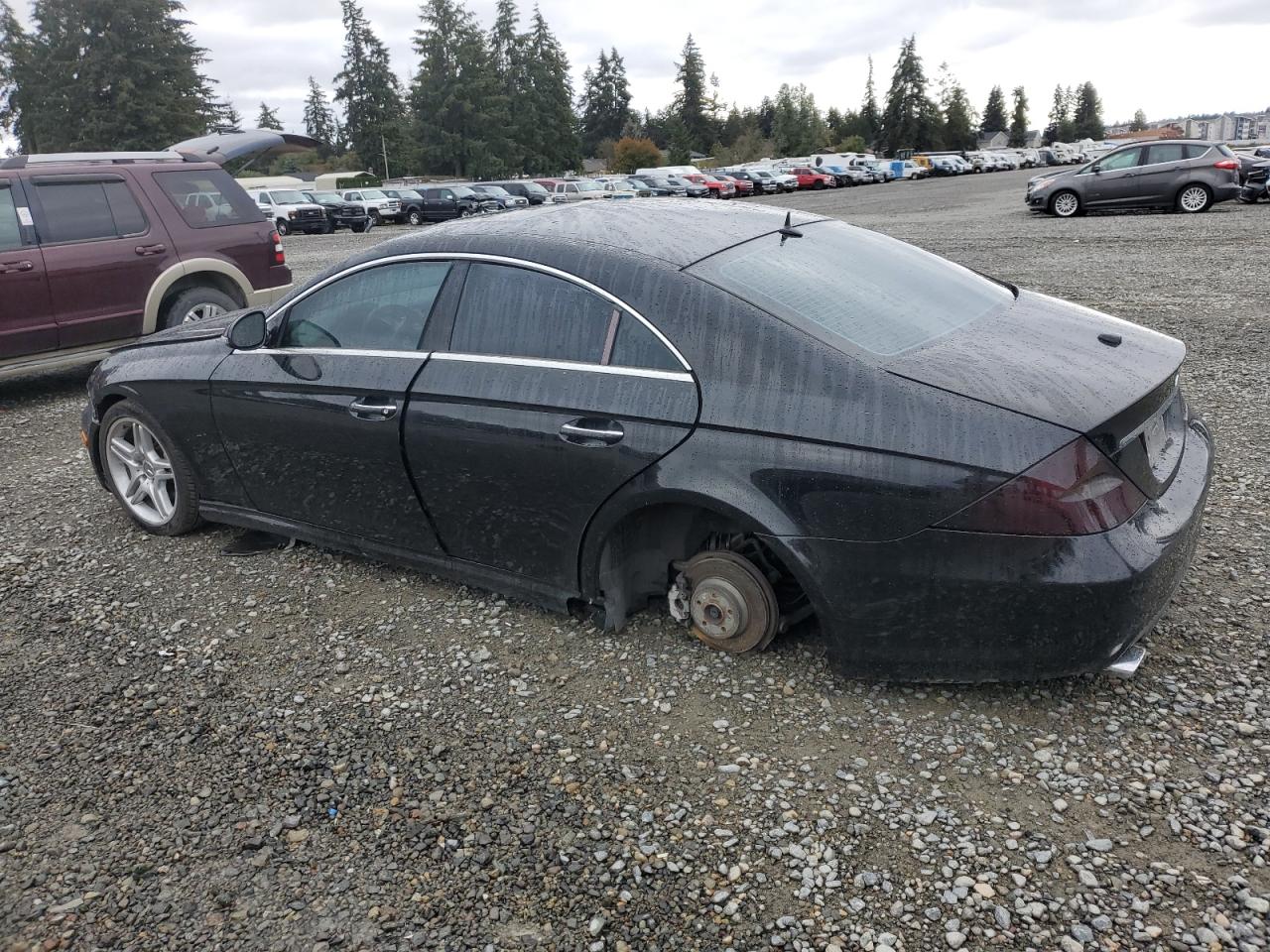 MERCEDES-BENZ CLS 500C 2006 black  gas WDDDJ75X66A060418 photo #3