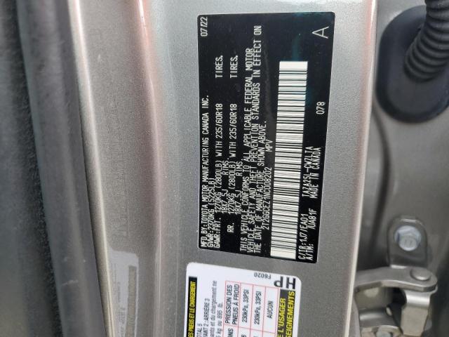 2022 LEXUS NX 350 2T2GGCEZ1NC008202
