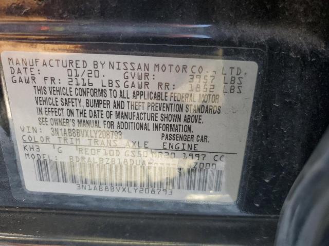 2020 NISSAN SENTRA S - 3N1AB8BVXLY208793