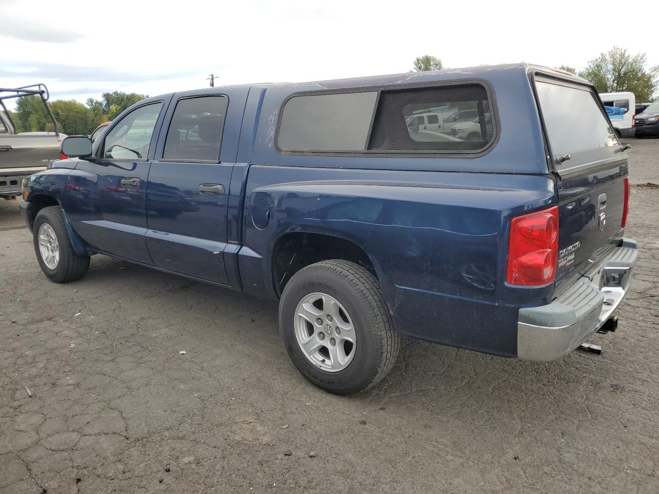 DODGE DAKOTA QUA 2005 blue crew pic gas 1D7HE48K25S298652 photo #3