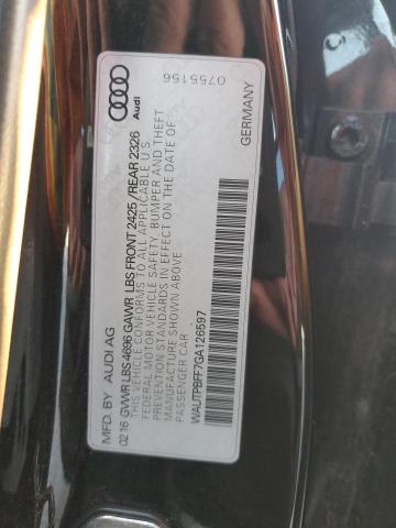 2016 AUDI A3 E-TRON WAUTPBFF7GA126597