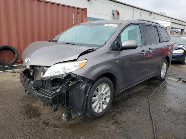 TOYOTA SIENNA XLE 2016 gray  gas 5TDDK3DC5GS139369 photo #1