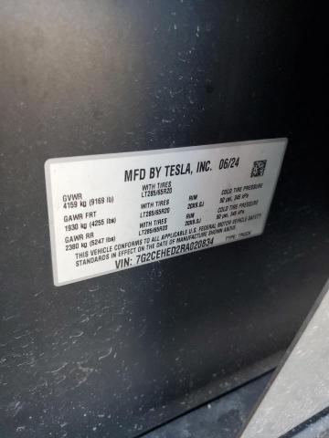 2024 TESLA CYBERTRUCK 7G2CEHED2RA020834