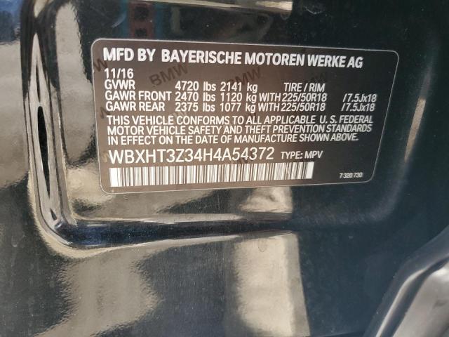 2017 BMW X1 XDRIVE2 - WBXHT3Z34H4A54372
