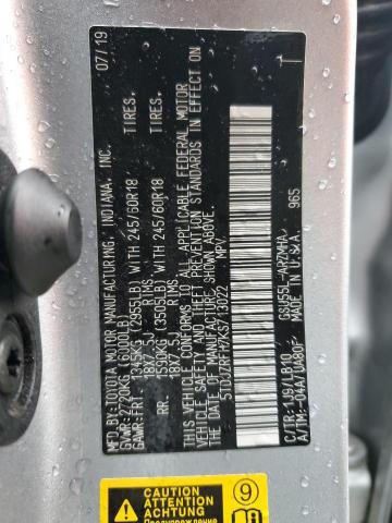 2019 TOYOTA HIGHLANDER - 5TDJZRFH7KS713022