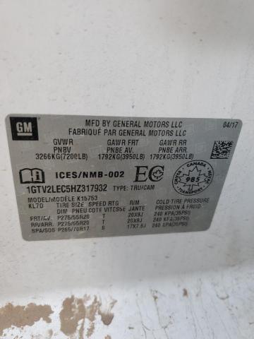 2017 GMC 1500 1GTV2LEC5HZ317932
