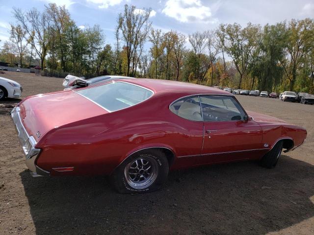 OLDSMOBILE CUTLASS 1972 maroon   3F87H2G120938 photo #4