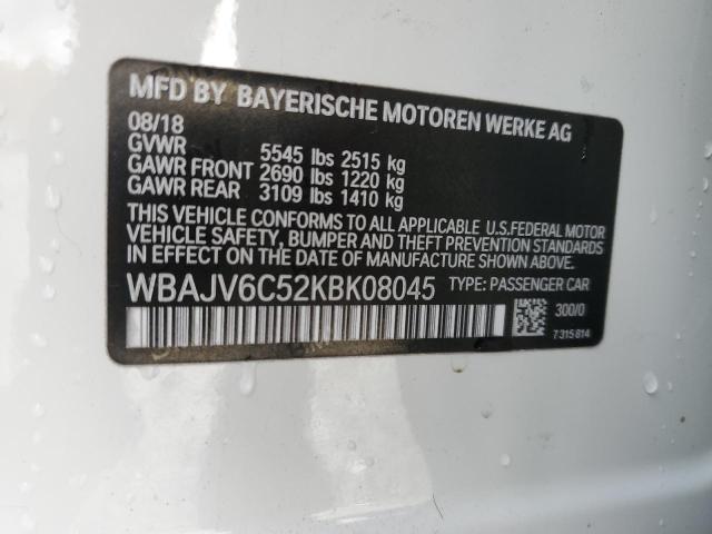 2019 BMW 640 XIGT - WBAJV6C52KBK08045