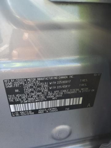 2018 TOYOTA RAV4 ADVEN - 2T3WFREV2JW423774