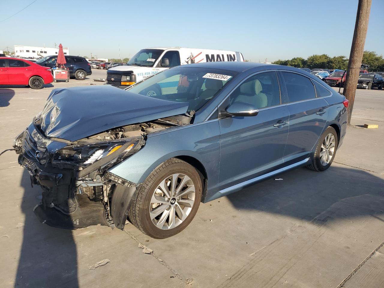 Lot #2994078246 2017 HYUNDAI SONATA SPO