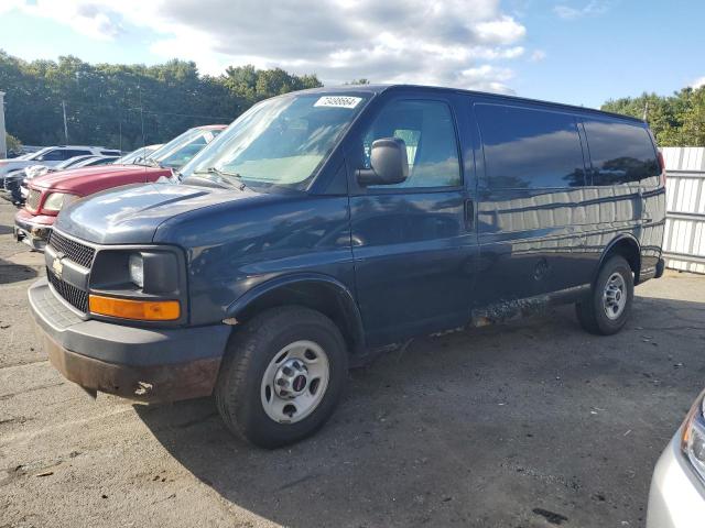 CHEVROLET EXPRESS G2 2007 blue cargo va gas 1GCGG25V371141479 photo #1