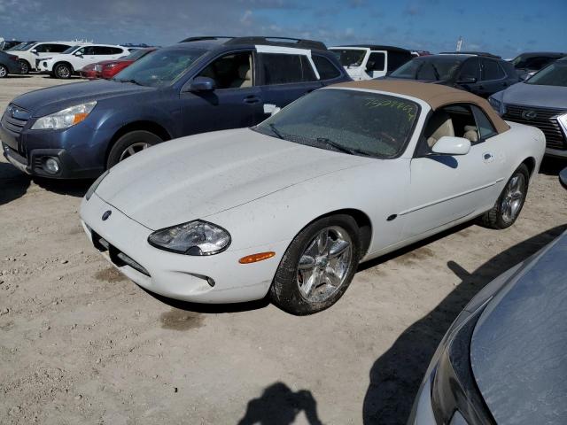 JAGUAR XK8 1999 white  gas SAJGX204XXC033560 photo #1