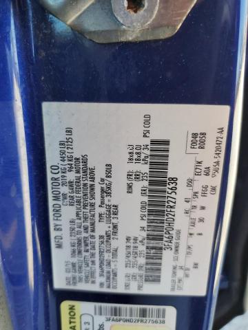 2015 FORD FUSION SE - 3FA6P0HD2FR275638