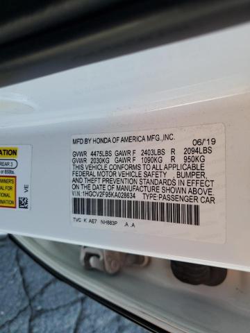 2019 HONDA ACCORD TOU - 1HGCV2F95KA028634