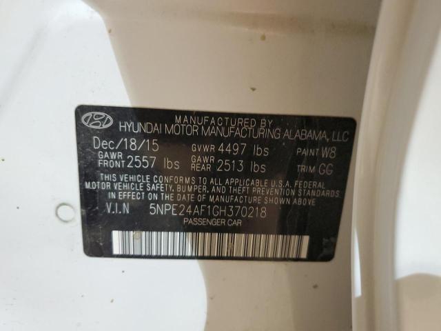 2016 HYUNDAI SONATA SE - 5NPE24AF1GH370218