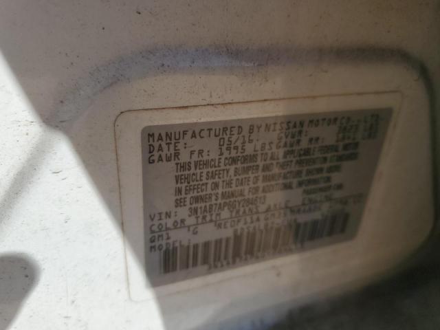 2016 NISSAN SENTRA S - 3N1AB7AP6GY284613