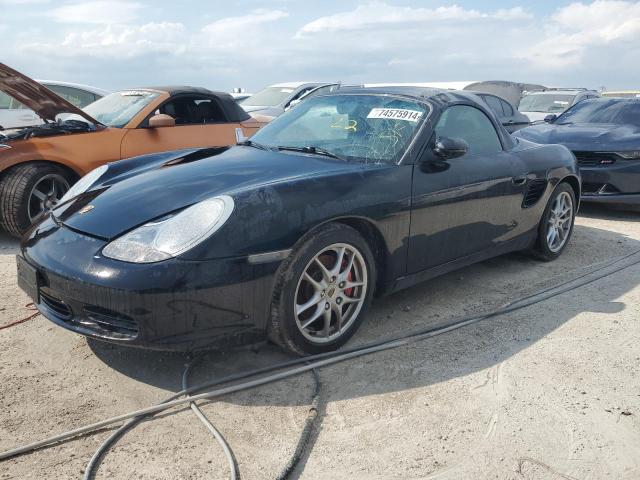 PORSCHE BOXSTER S 2004 black  gas WP0CB29854U660321 photo #1