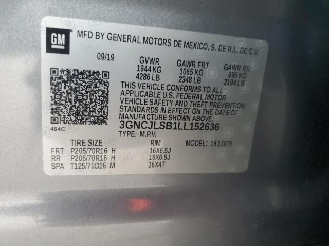 2020 CHEVROLET TRAX 1LT - 3GNCJLSB1LL152636
