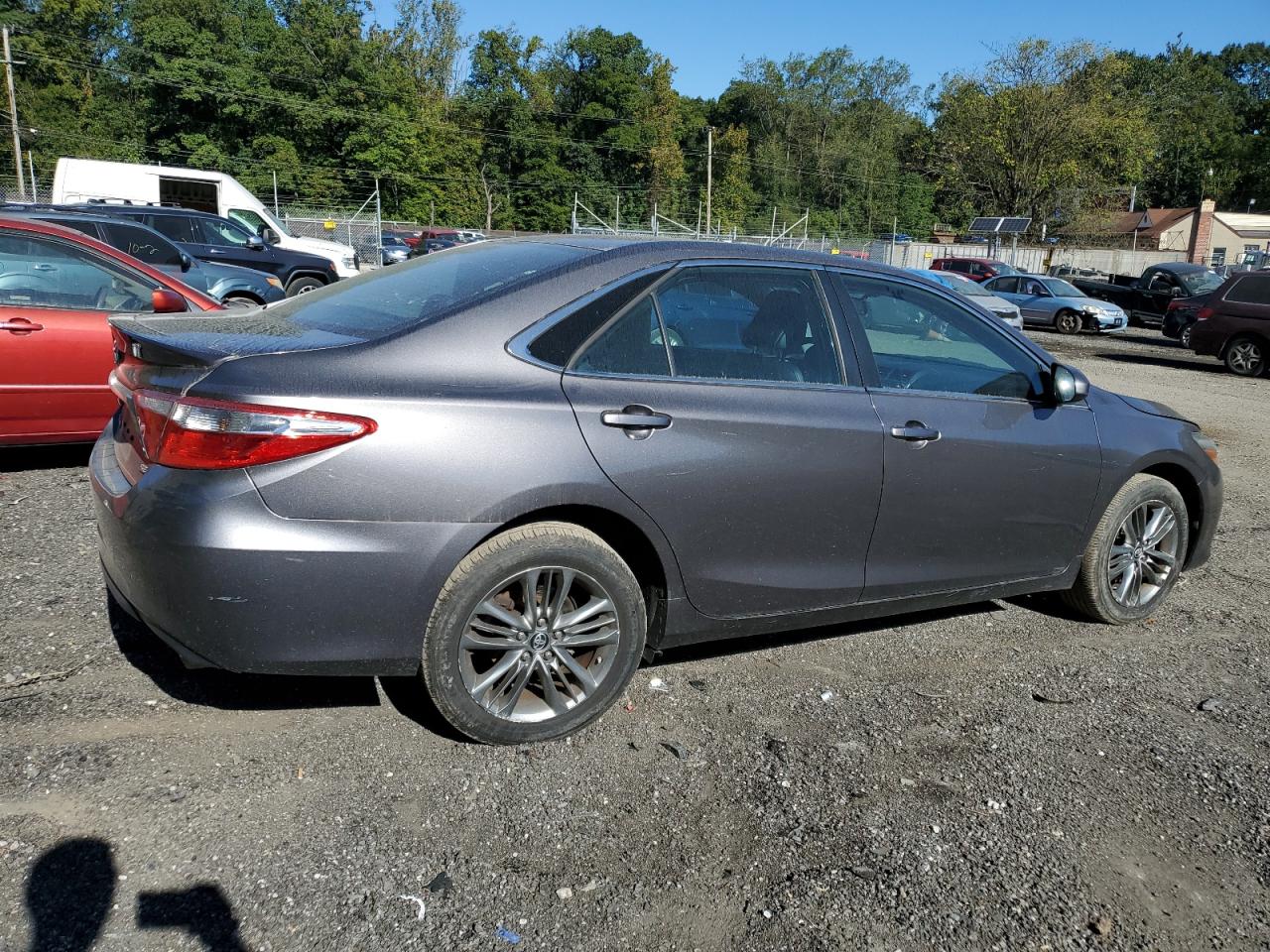 TOYOTA CAMRY LE 2017 gray  gas 4T1BF1FK1HU299553 photo #4