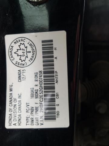 2016 HONDA CIVIC LX - 2HGFC2E52GH007458